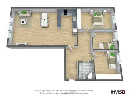 3-roms leilighet Majorstuen - sentralt og flott