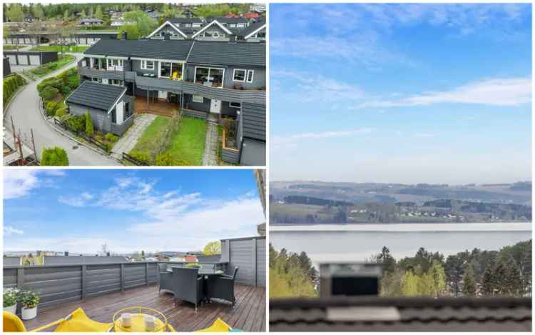 Pent rekkehus Hamar Vest 3 soverom Mjøsutsikt