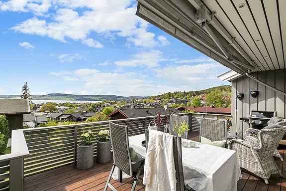 Enebolig med Mjøsutsikt Hamar - Stor Hage - Utleiemulighet