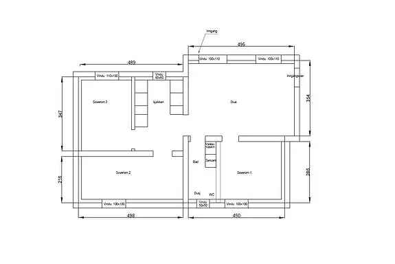 Nardo leilighet - 4 roms - 3 soverom - Totalrenovert