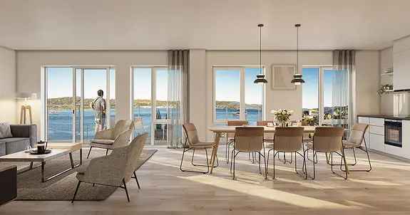 Premium Leiligheter Nøsted Brygge Drammen Fjordutsikt