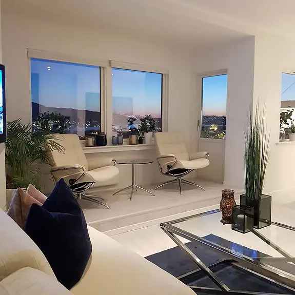 Sentrumsnær leilighet med panoramautsikt - 1 rom ledig