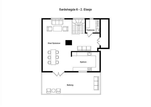 Familiebolig 4 soverom Søråshøgda - Sentral og barnevennlig