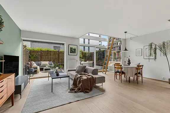 3-roms Townhouse i Chokoladefabrikken - Terrasse og Lave Bostnader
