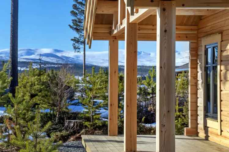 Ny Tømmerhytte Oppdal - To Stuer Fire Soverom Fantastisk Utsikt