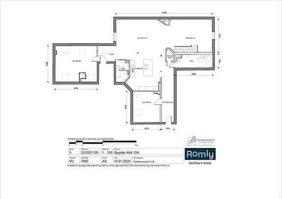 Penthouse Frogner 194m² - Takterrasse Fjordutsikt