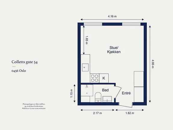 Studioleilighet St Hanshaugen - Sjarmerende og Lysrik