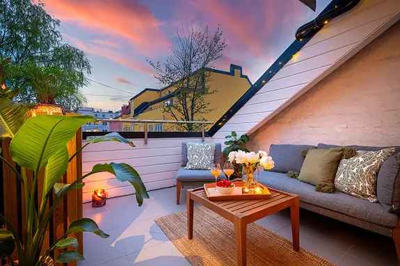 3-roms Loftsleilighet Majorstuen - Takterrasse - Nyrenovert