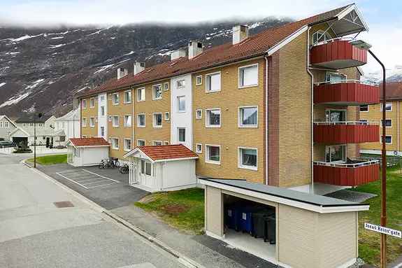 Sentrumsleilighet med 2 soverom og innglasset balkong
