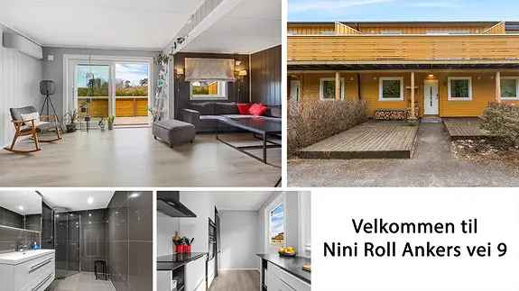 Rekkehusleilighet 3 soverom Barnevennlig område Garasje