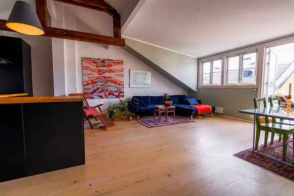 Sjarmerende 2-roms Loftsleilighet Grünerløkka