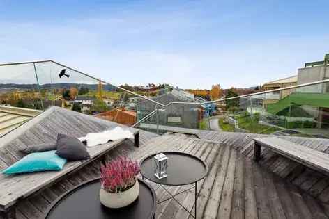 3 roms enebolig Trondheim 117 m² takterrasse