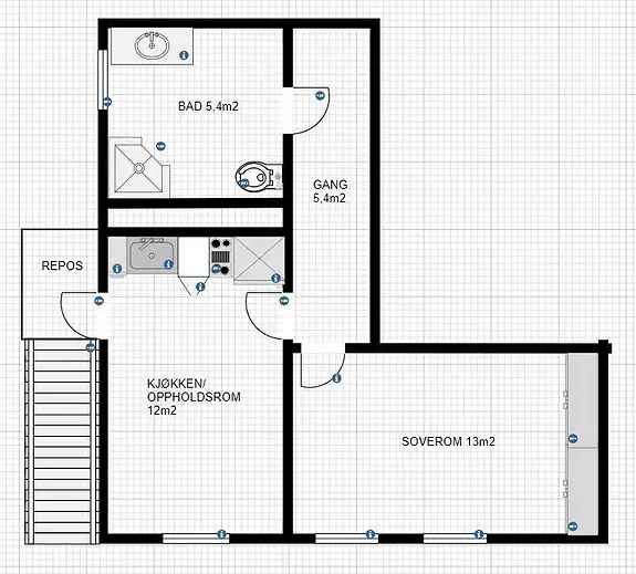 Lesterudveien - 36m2 leilighet - juni 2025
