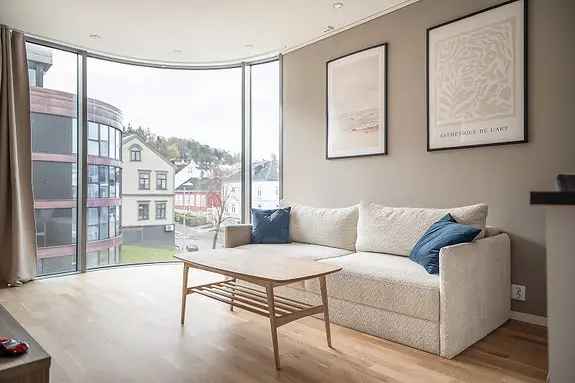 Moderne 2-roms leilighet Solsiden 52m2 2018