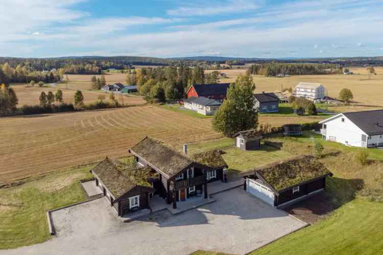 Tømmervilla Aurskog 2008 Utleiedel Anneks Garasje