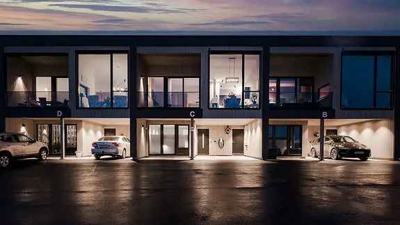 Funkis Rekkehus 2022 - 2 Bad 2 Stuer Carport