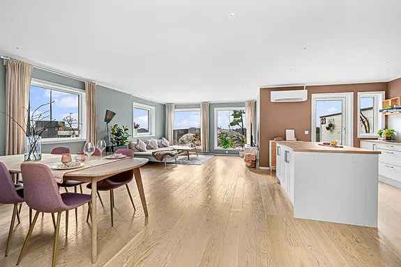 Tomannsbolig 5 soverom Takterrasse Sjøutsikt Elbil Ladere 2019