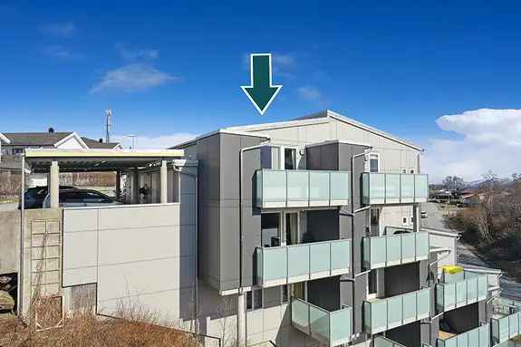 Pen 2-roms Toppleilighet Bodø - Alstad Terrasse