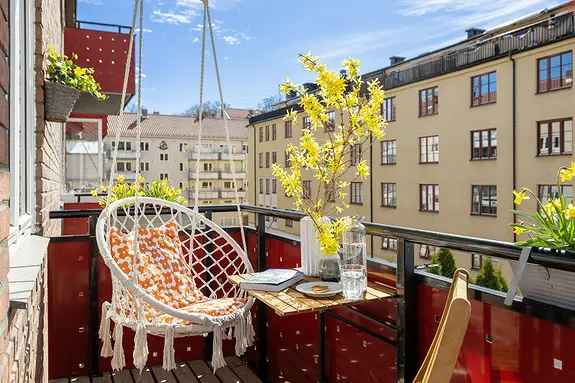 Lys hjørneleilighet St Hanshaugen Vestvendt Balkong