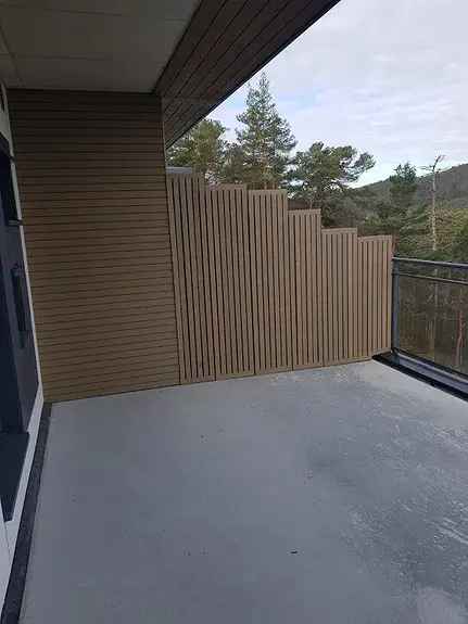 Tre-roms leilighet Os - Stor terrasse og fantastisk utsikt