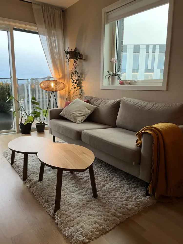 Lysaker Leilighet 2 roms - Møblert - Nær Kollektiv