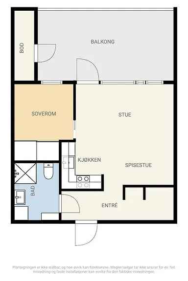 Moderne 2-roms leilighet Lørenskog Triaden