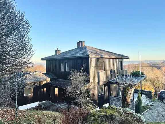 Innholdsrik enebolig Asker - Fjordutsikt - Familievennlig