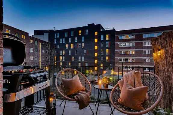 Flott 3-roms leilighet Grünerløkka - Vestvendt Balkong