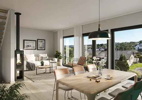 Familievennlig tomannsbolig for salg - Vardeveien 62 B