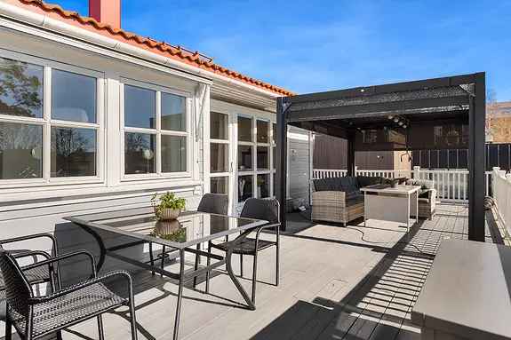 Selveierleilighet Glenne - 2 soverom, garasje, vestvendt veranda