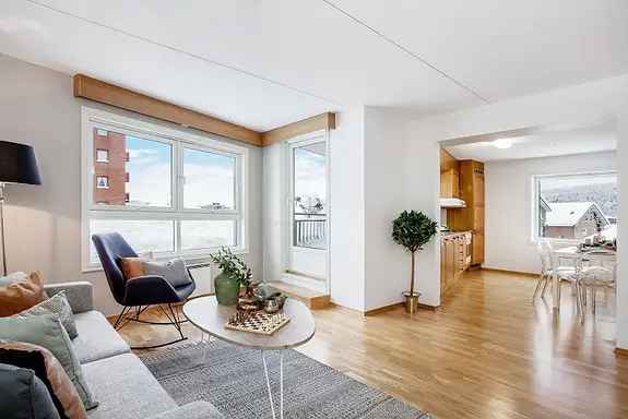 3-roms leilighet Kongsberg sentrum