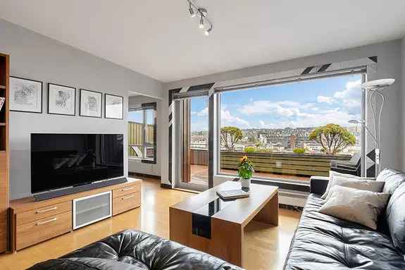 Terrasseleilighet med Utsikt 2 Soverom Garasjeplass