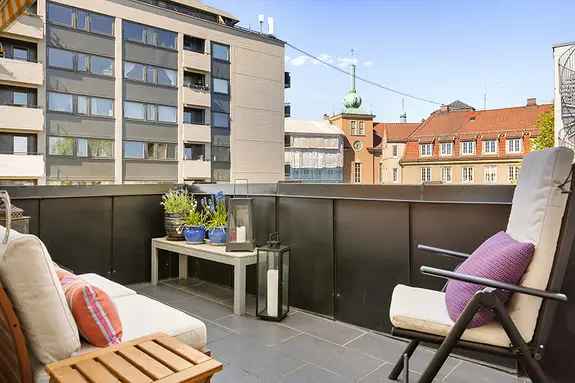 3-roms Toppleilighet St Hanshaugen Solrik Terrasse