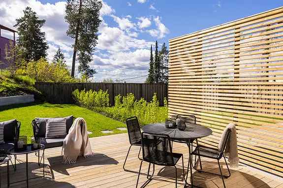 Nyoppført tomannsbolig Ullern - 4 soverom, 2 bad, solrik terrasse