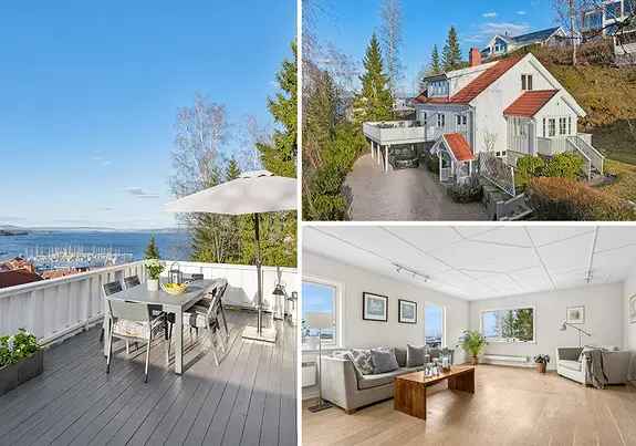 Innholdsrik familiebolig i Vollen med sjøutsikt