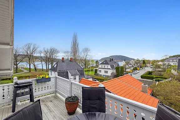 Unik leilighet Drøbak sentrum - Fjordutsikt Terrasse Parkering