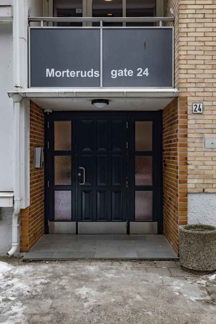 Sentral 1-roms leilighet Hamar sentrum