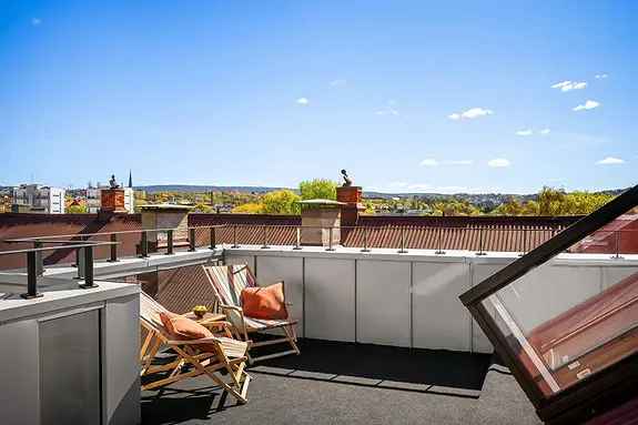 Toppleilighet Oslo - Takterrasse - 3 Bad - Hybel