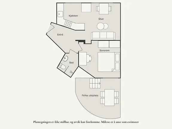 Sandviken Leilighet - Moderne Kjøkken 2022 - Sentral beliggenhet