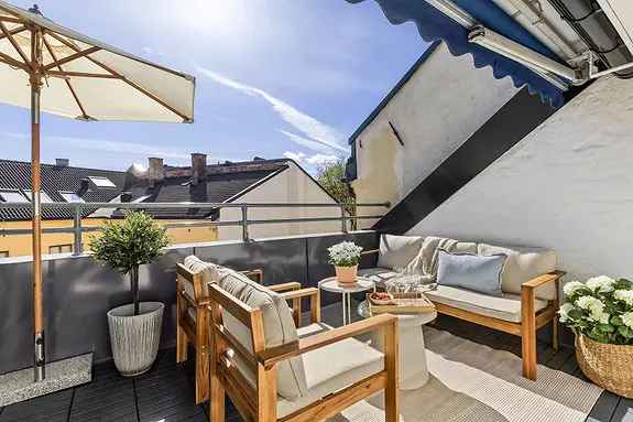 Strøken 3-roms Toppleilighet - Hems - Takterrasse - Ingen Dokumentavgift
