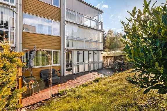 Flott 4-roms leilighet Fana - Vinterhage Terrasse Garasjeplass