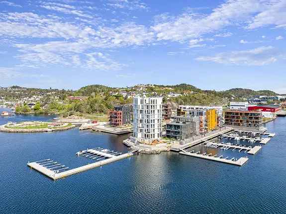 Stor Toppleilighet Arendal Panoramautsikt 3 Soverom 2 Bad