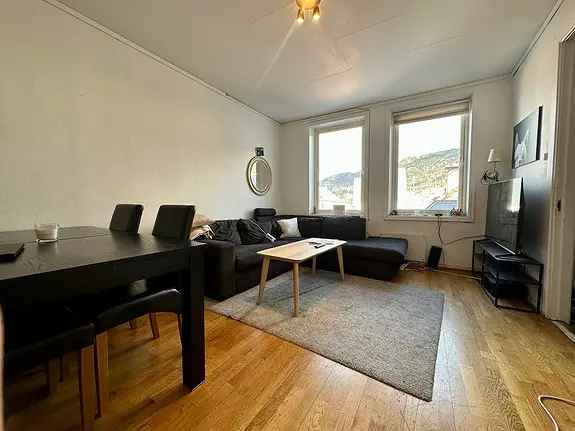 Møblert 5-roms leilighet Bergen sentrum - Studentvennlig
