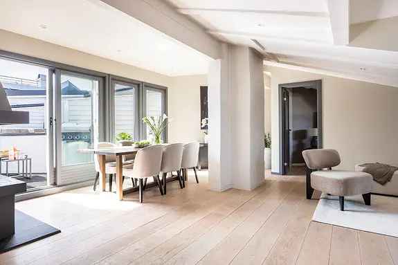 Strøken 3-roms Toppleilighet 84 kvm Takterrasse Solli Plass