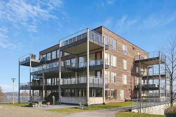 Stor 3-roms leilighet Hafrsfjord Utsikt Balkong Parkering