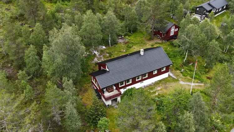 Solrik Hytte Mjølfjell - Familiehytte med Gjestehytte