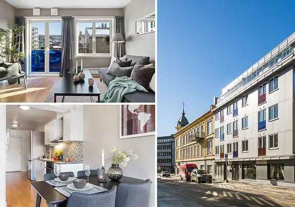 Sentrum Lillehammer - 2-roms leilighet med takterrasse