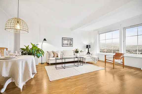 Toppleilighet 3-roms - Flott Utsikt - Parkering m/Lader
