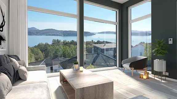 Askøy Boliger - Panoramautsikt og Moderne Komfort