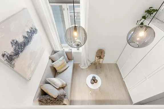 Majorstuen 1-roms leilighet med hems